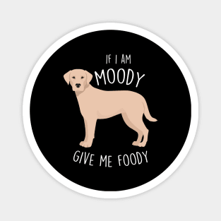 Labrador Retriever Dog Moody Foody Magnet